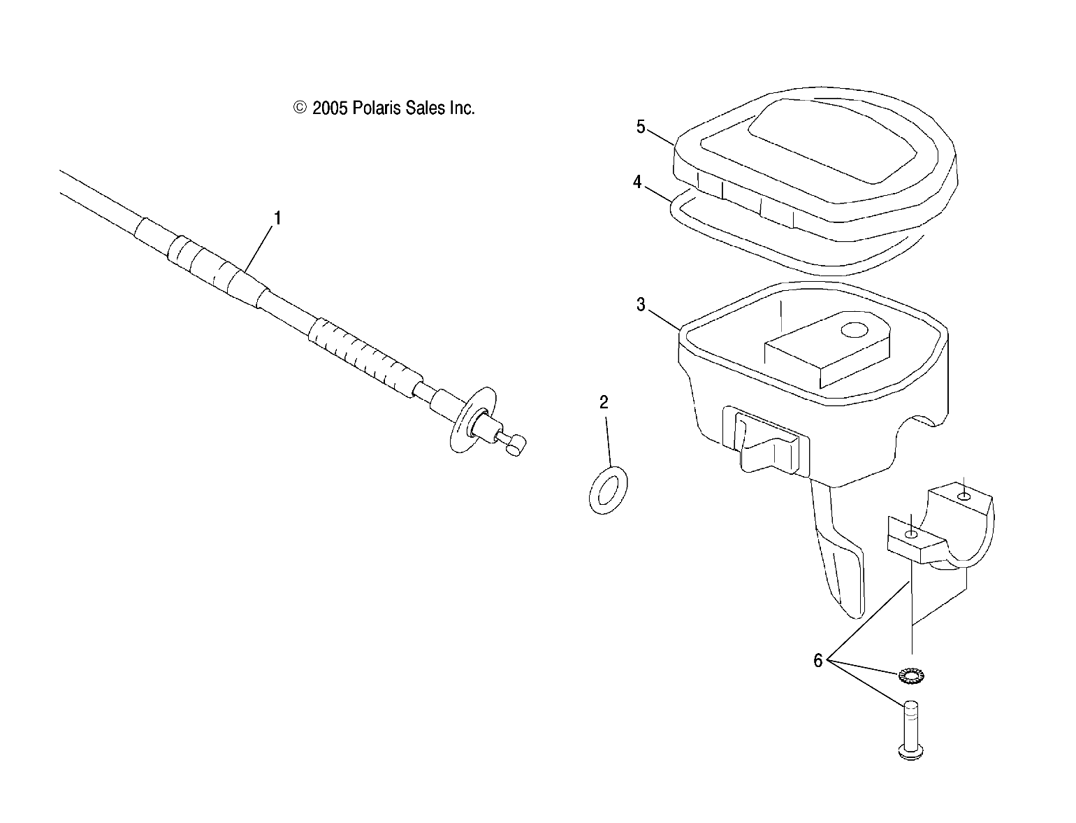 Part Number : 2010250 THROTTLE CONTROL ASM AWD