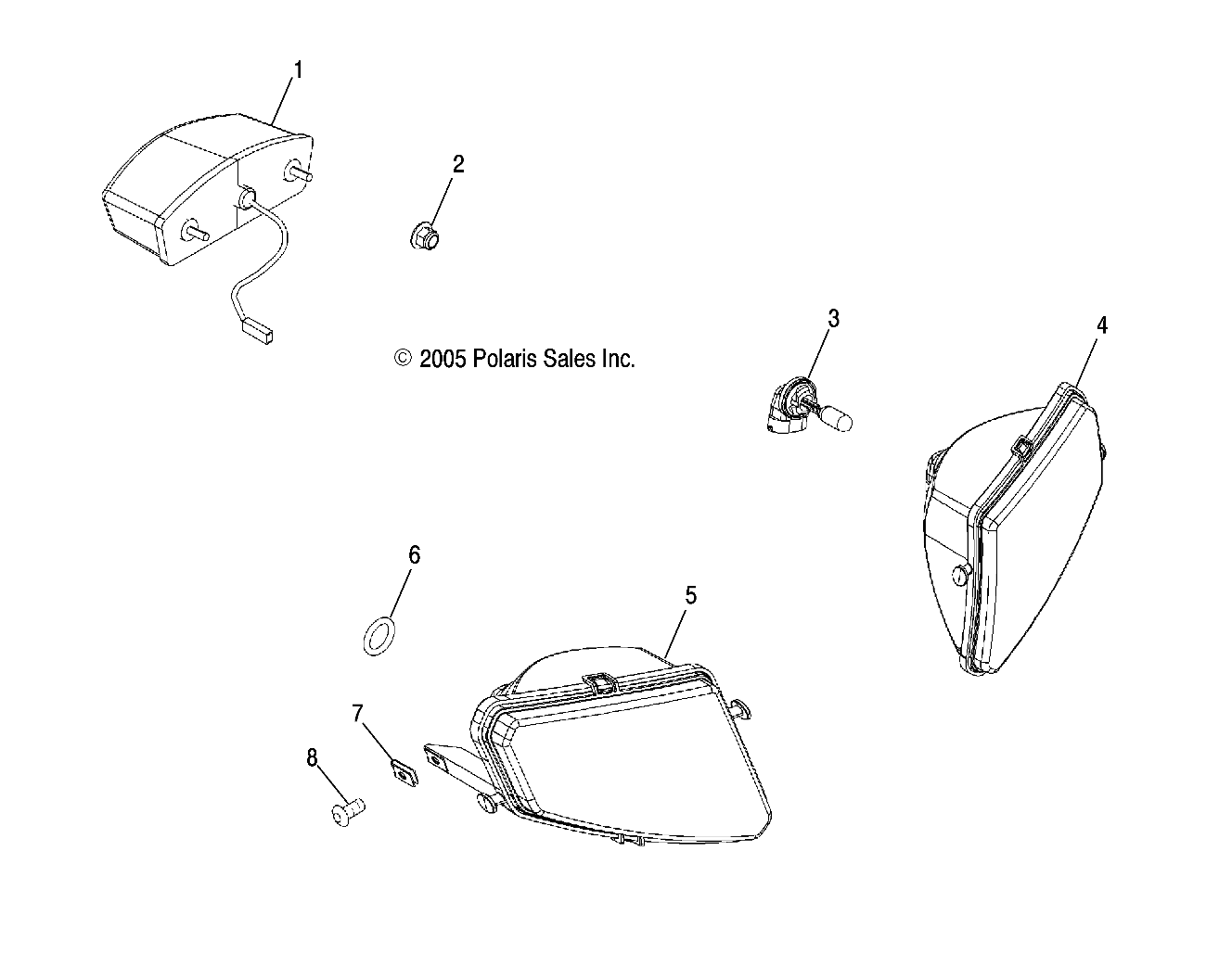 Part Number : 2410581 ASM-LIGHT TAIL