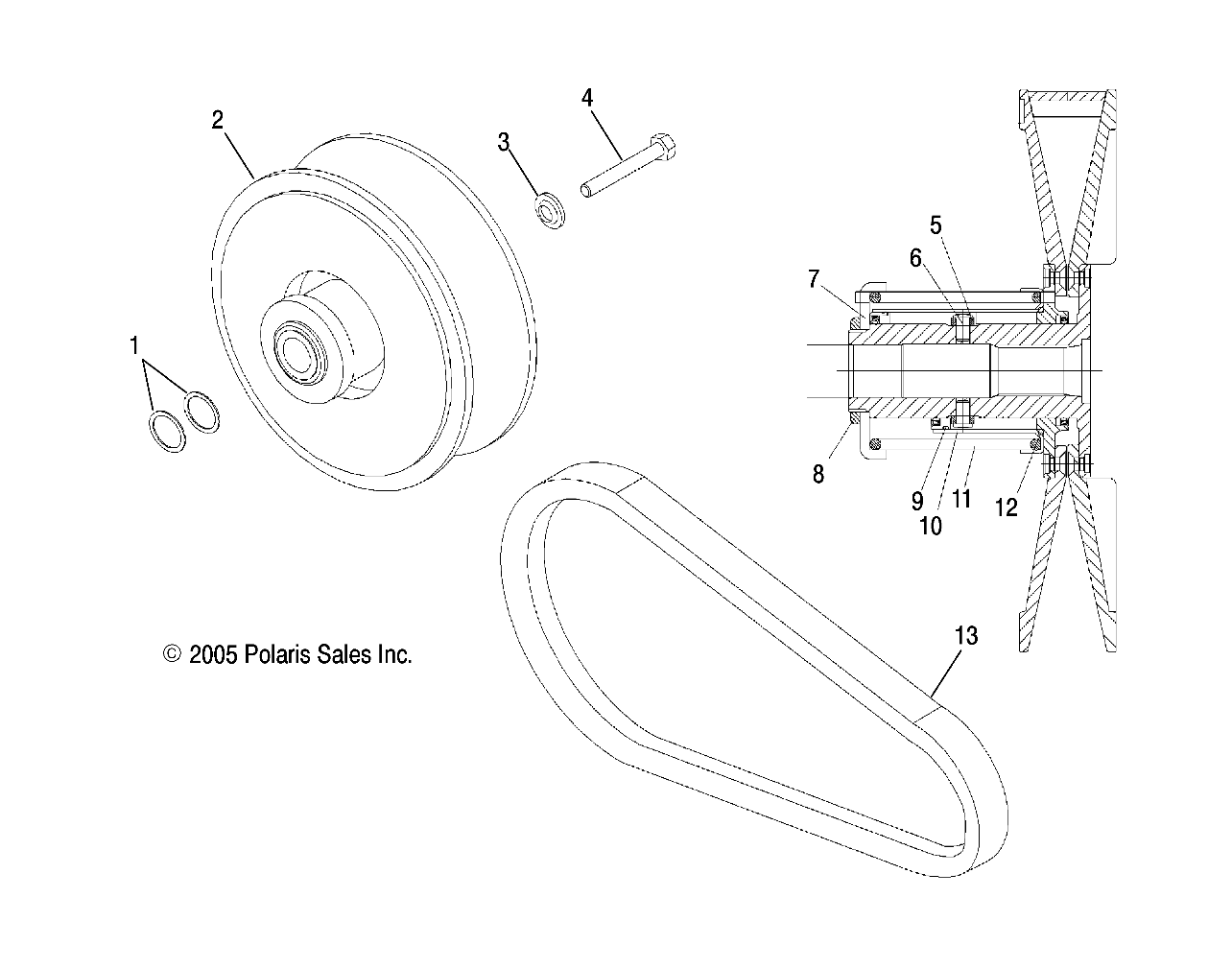 Part Number : 1322635 ASM-DRIVEN CLUTCH TGB G DP BAL