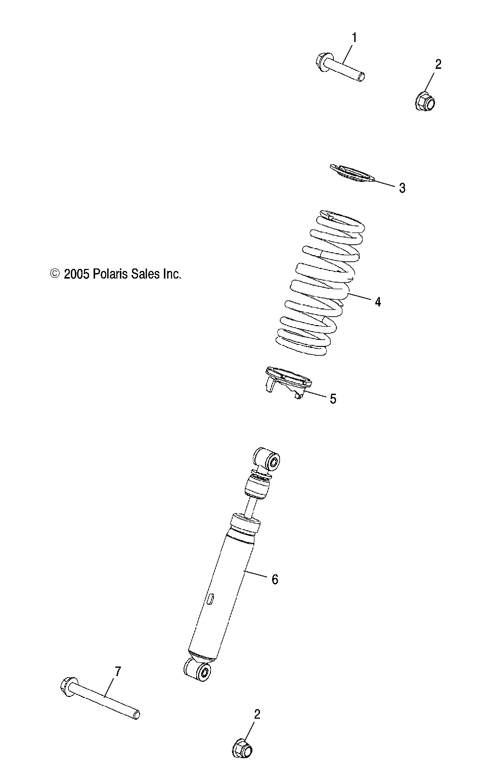 Foto diagrama Polaris que contem a peça 5241147
