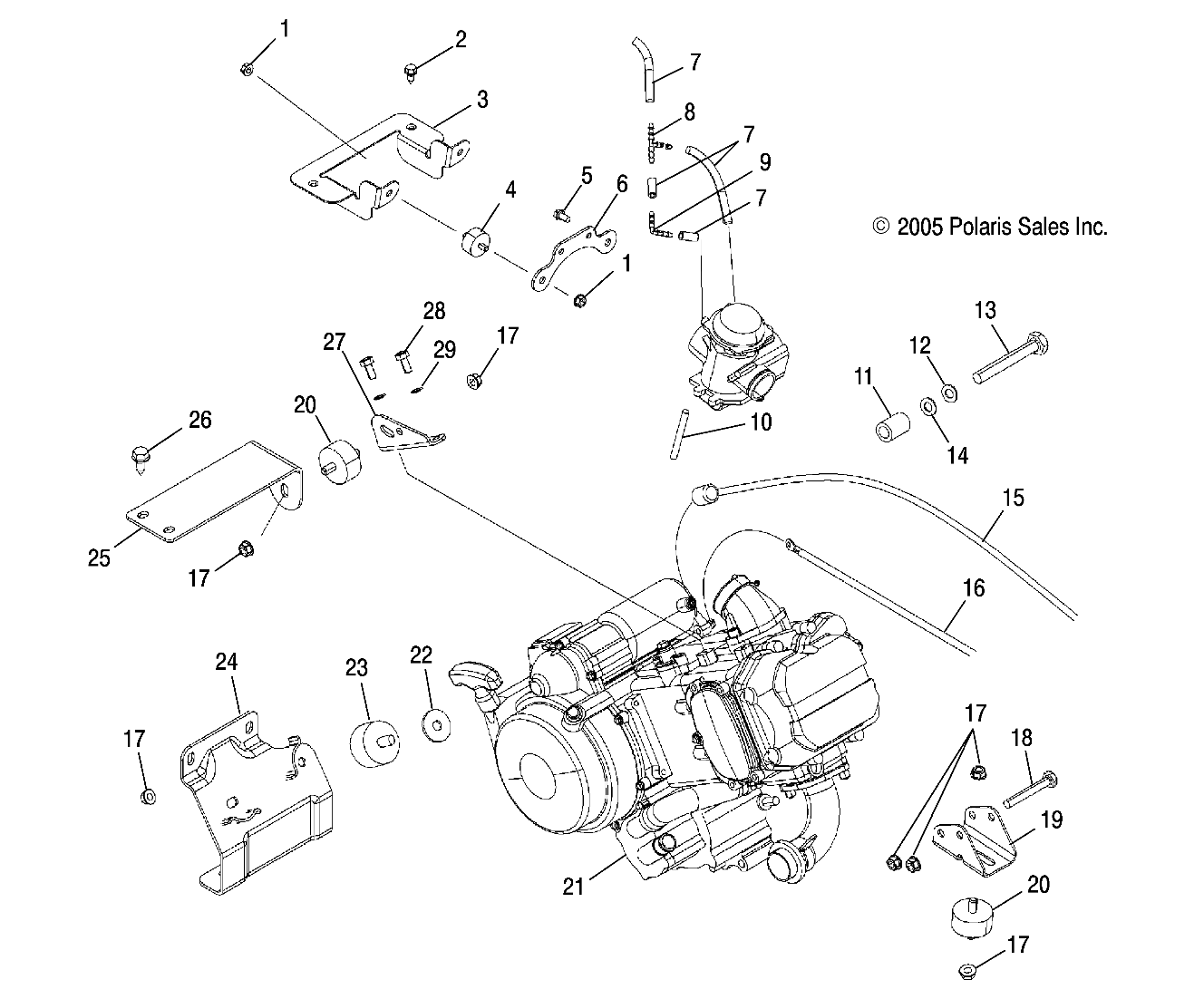 Part Number : 5249750 BRKT-CARB