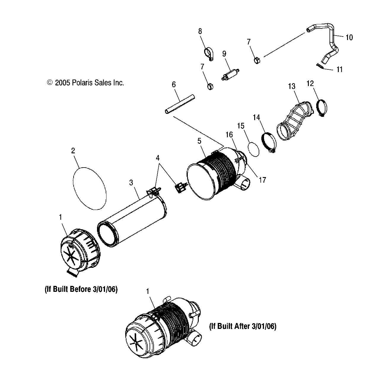 Foto diagrama Polaris que contem a peça 5812196