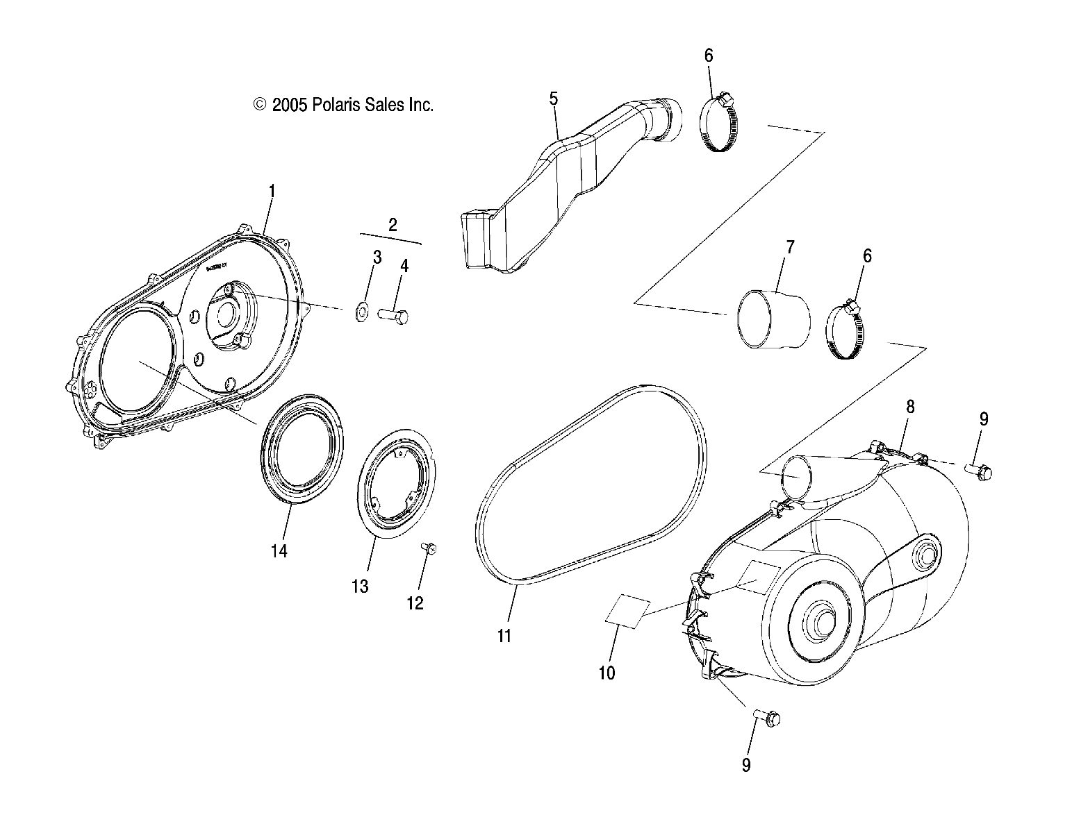 Foto diagrama Polaris que contem a peça 2632979