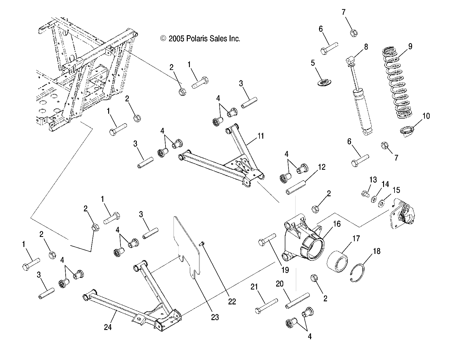 Part Number : 1016730-067 CONTROL ARM WELD  UPPER  GS BL