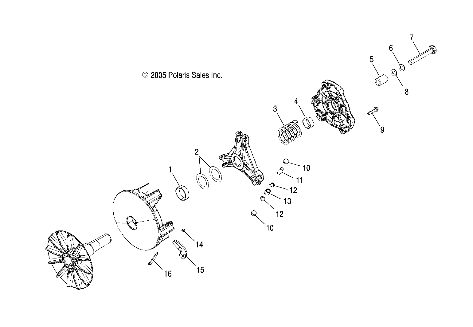 Part Number : 1322522 BASIC DRIVE CLUTCH  WIDE