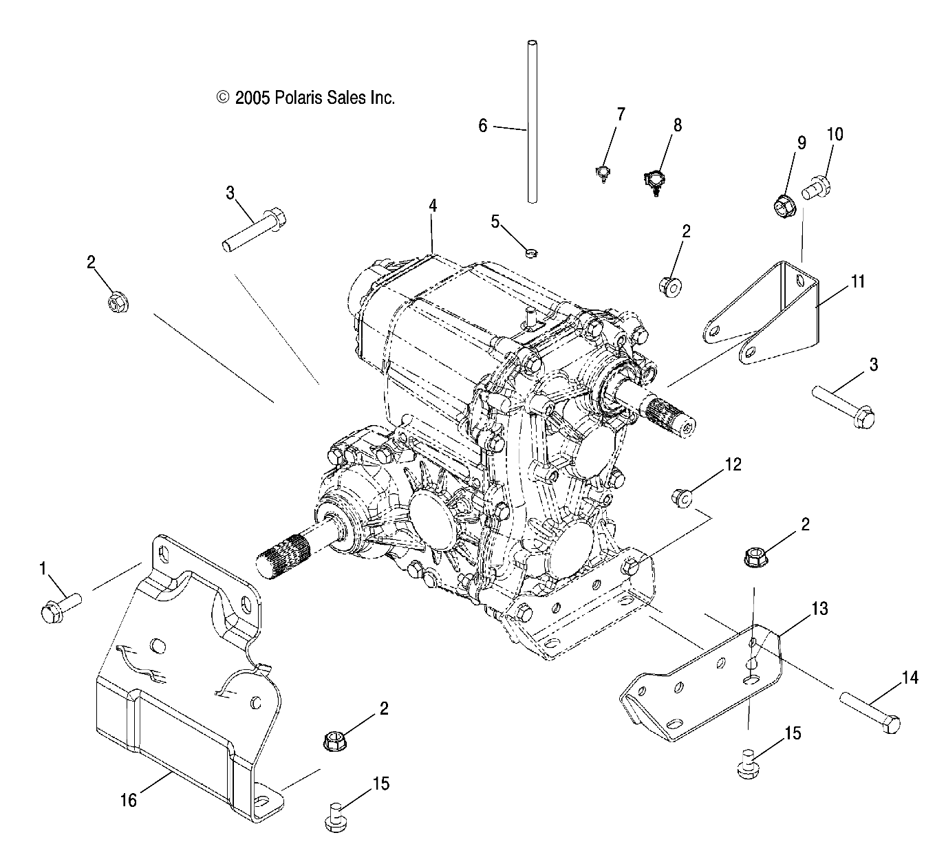 Part Number : 1015065-329 WELD-ENG/TRANS MNT