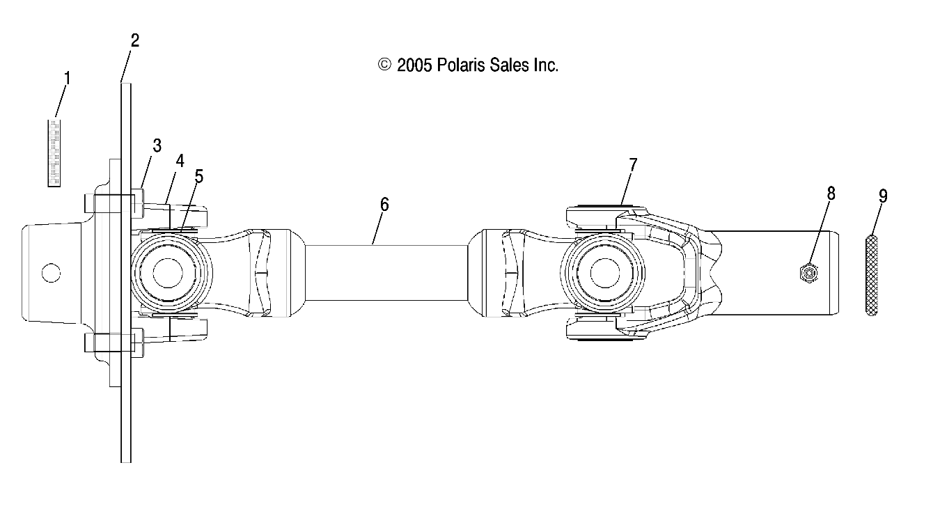 Part Number : 1332441 FLANGED YOKE  SVC