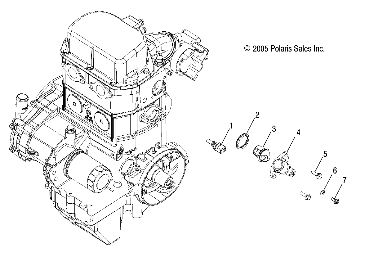 Foto diagrama Polaris que contem a peça 5136512