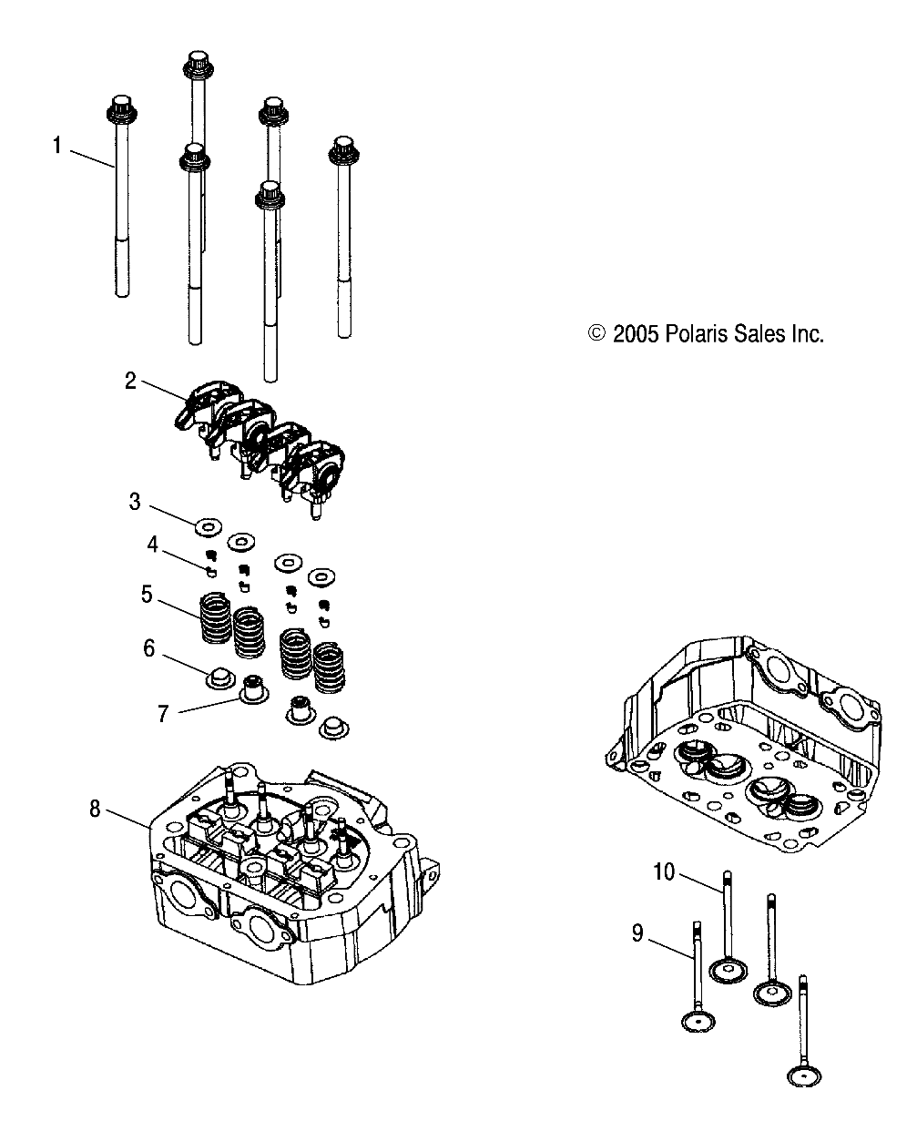 Part Number : 3021914 CYLINDER HEAD  MACHINED  EFI 7