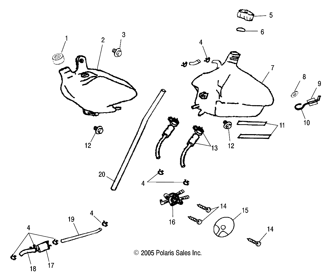 Part Number : 2520462 FUEL FILTER