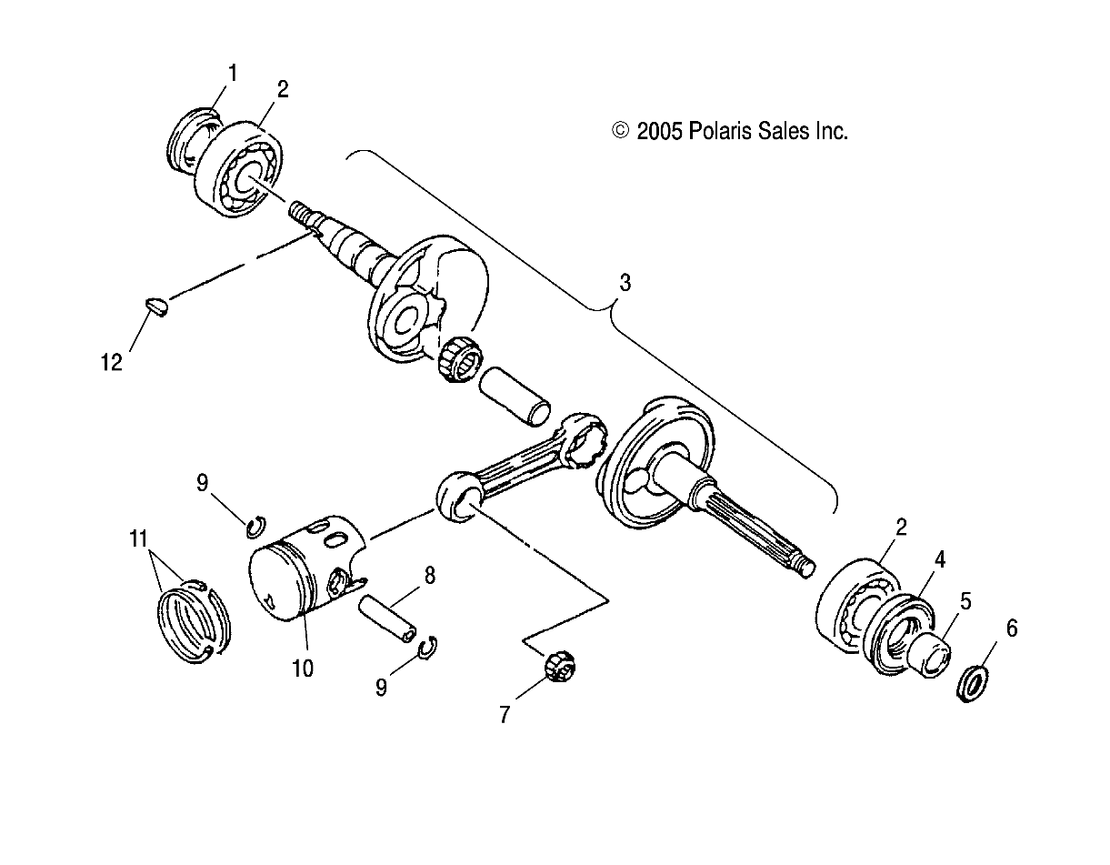 Part Number : 0450704 PISTON .020 /.50MM O/S