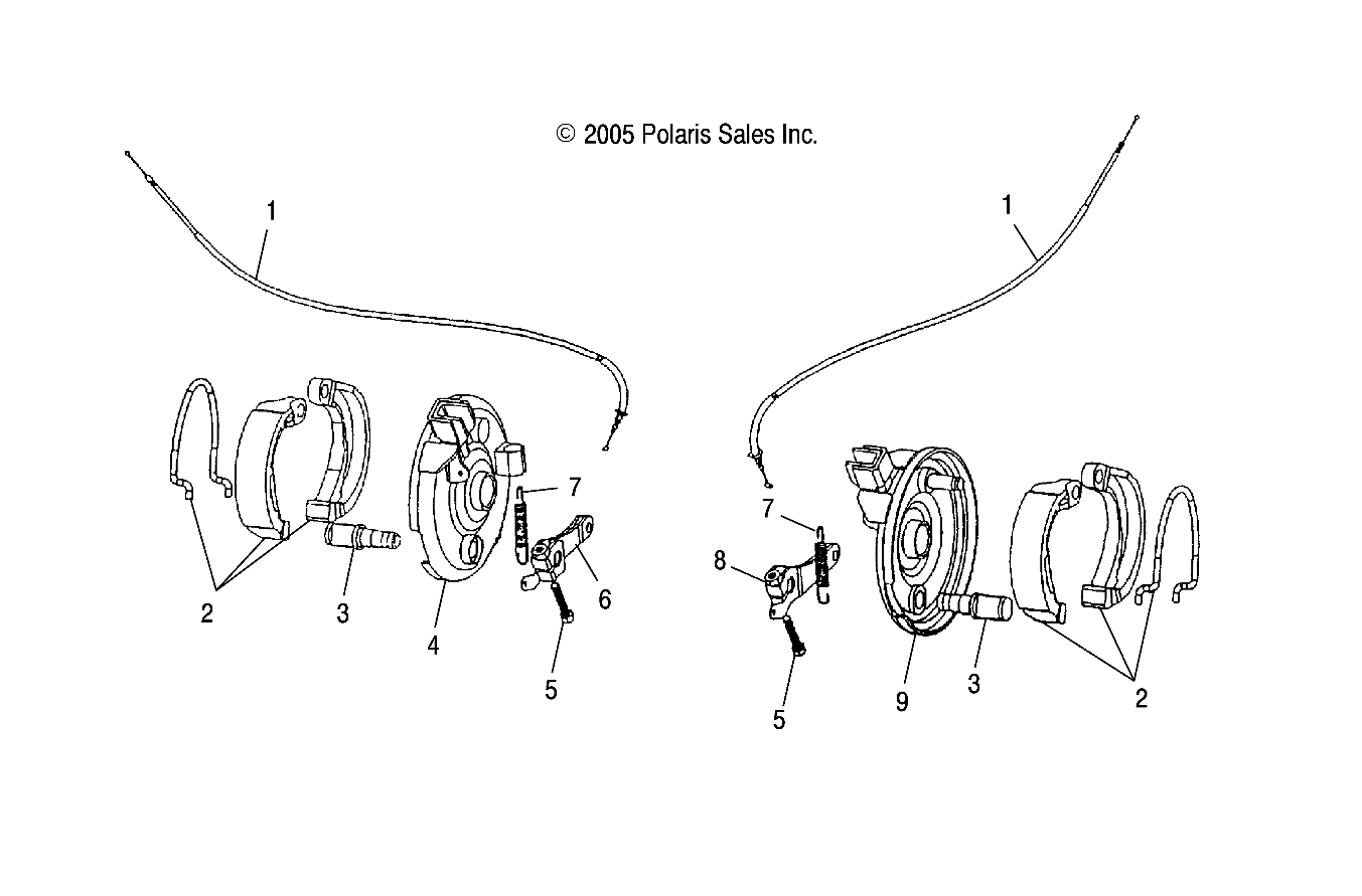 Part Number : 0450912 BRAKE PLATE  FRONT  RIGHT