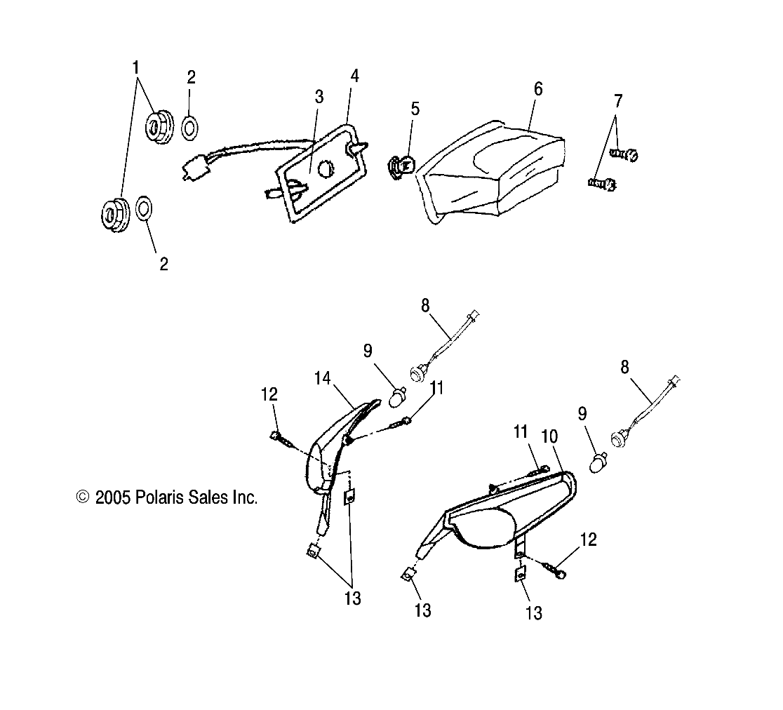 Part Number : 0453040 HEADLIGHT ASSEMBLY  RIGHT