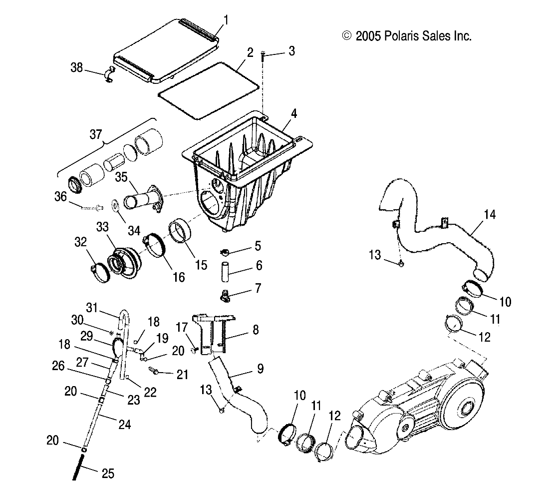 Part Number : 0452794 BREATHER TUBE  VENTILATED