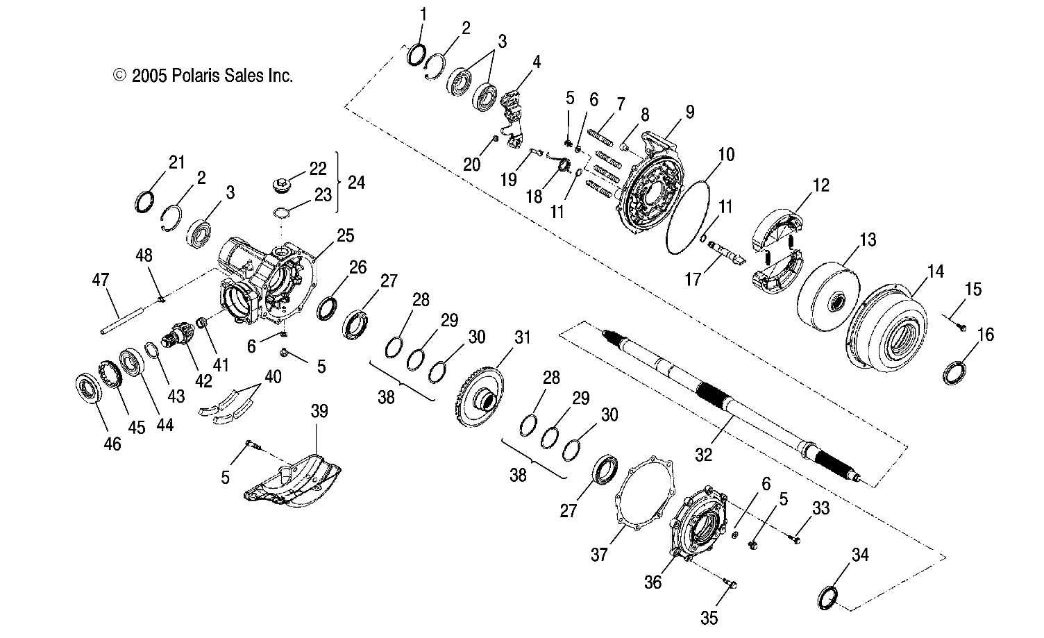 Part Number : 0452728 COVER-GEAR CASE