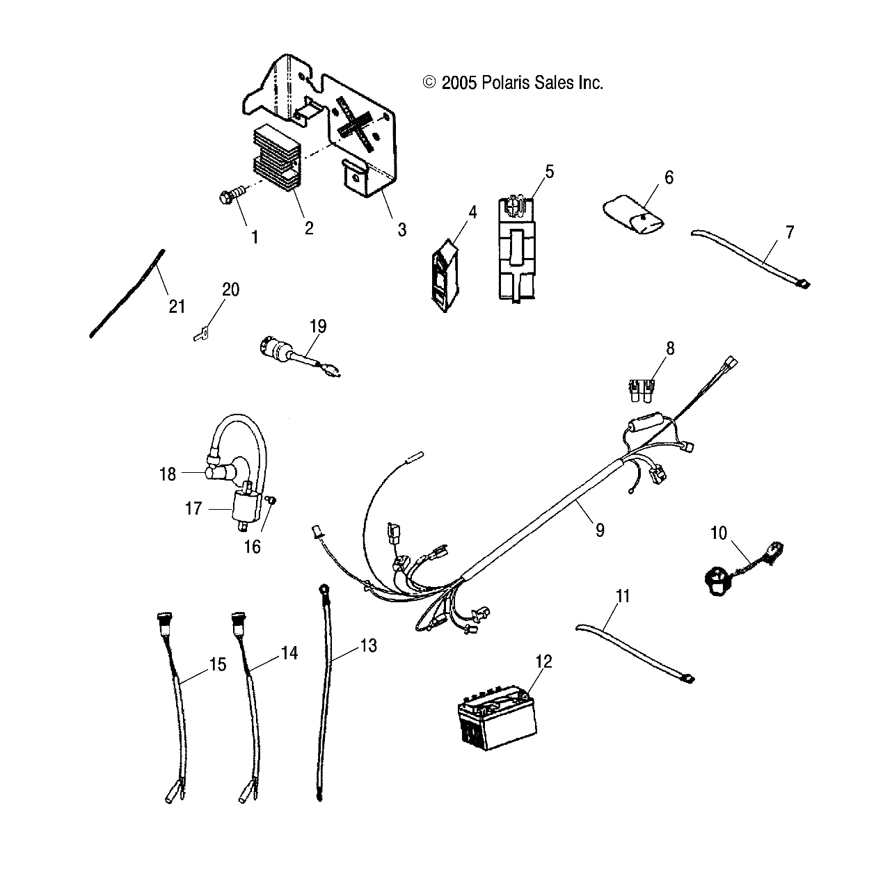 Part Number : 0452761 STARTER RELAY ASSEMBLY