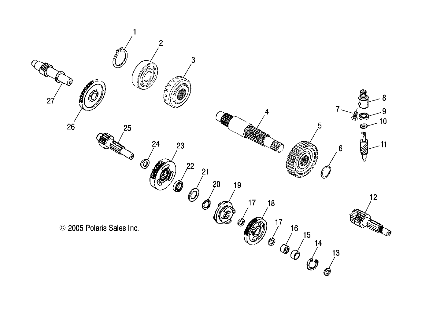 Part Number : 0452527 COUNTER GEAR