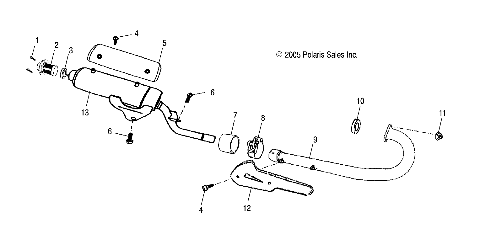 Part Number : 0452583-067 HEADPIPE SHIELD  MEDIUM GLOSS