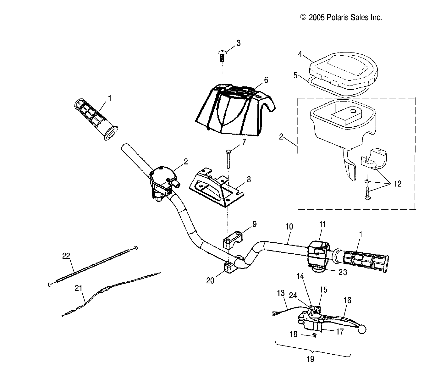 Part Number : 0453370 HANDLEBAR GRIP  PHEONIX