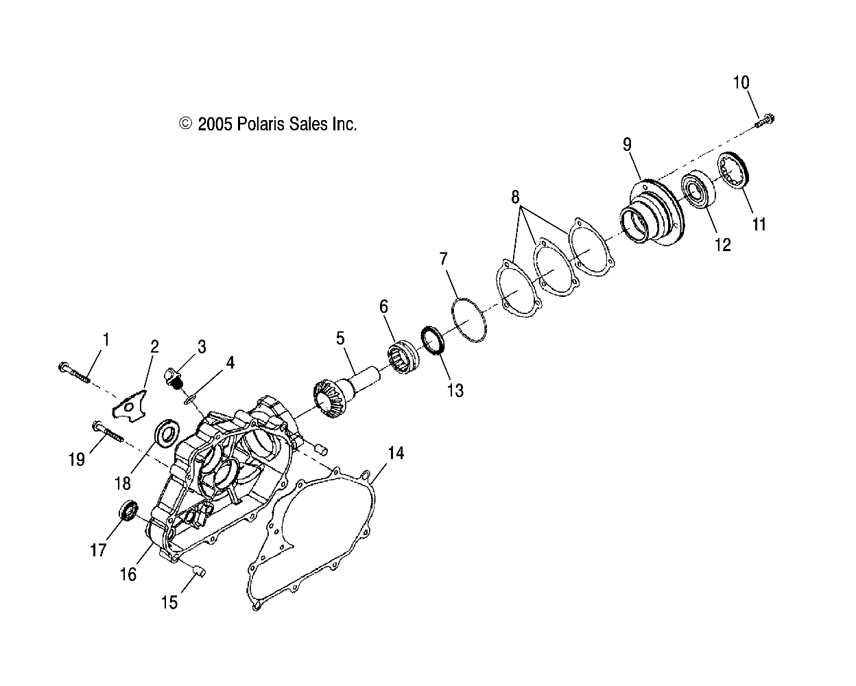 Part Number : 0452356 OUTPUT SHAFT GEAR