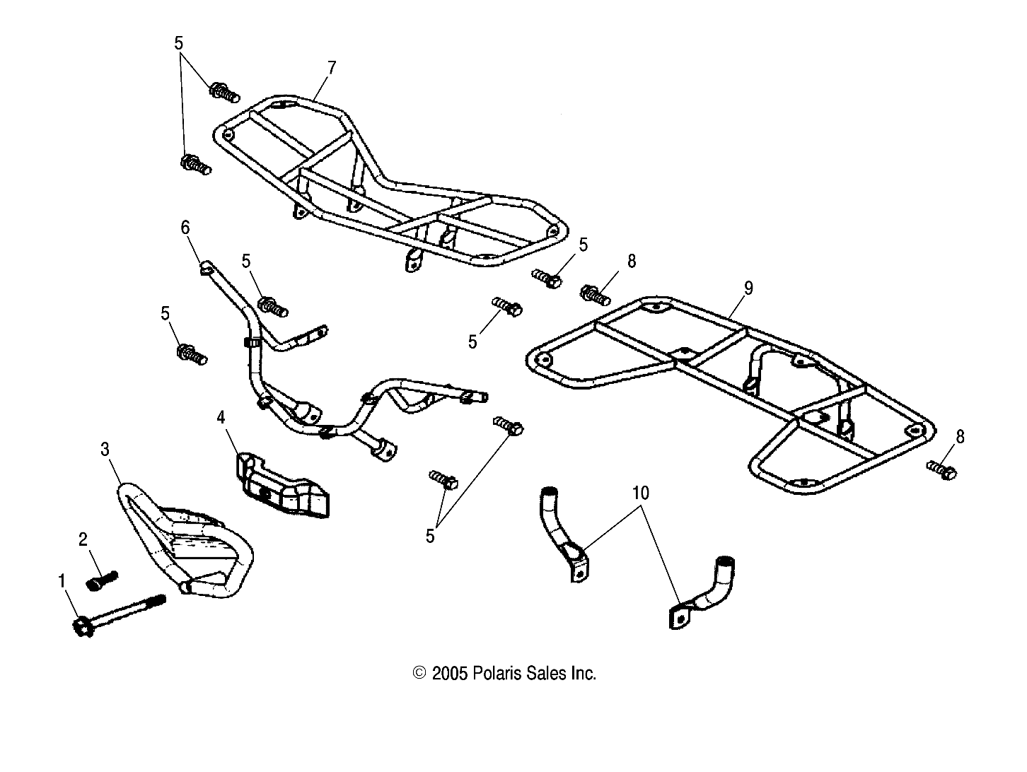 Part Number : 0453223-067 RACK-FRONT BLK