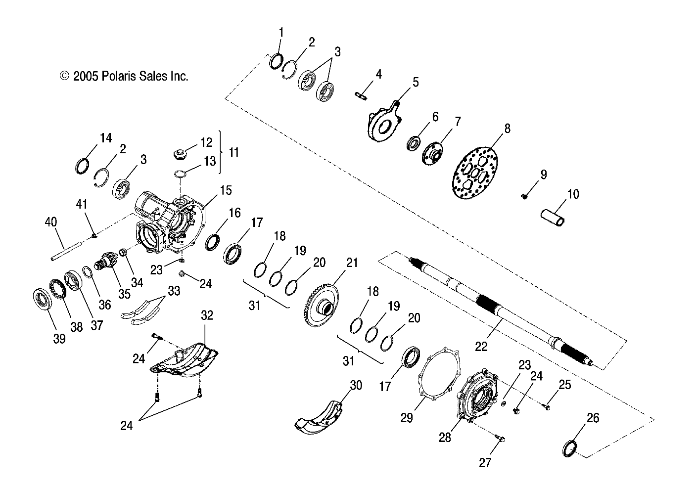 Part Number : 0452909-385 COVER-GEAR CASE PHX QUAD SLVR