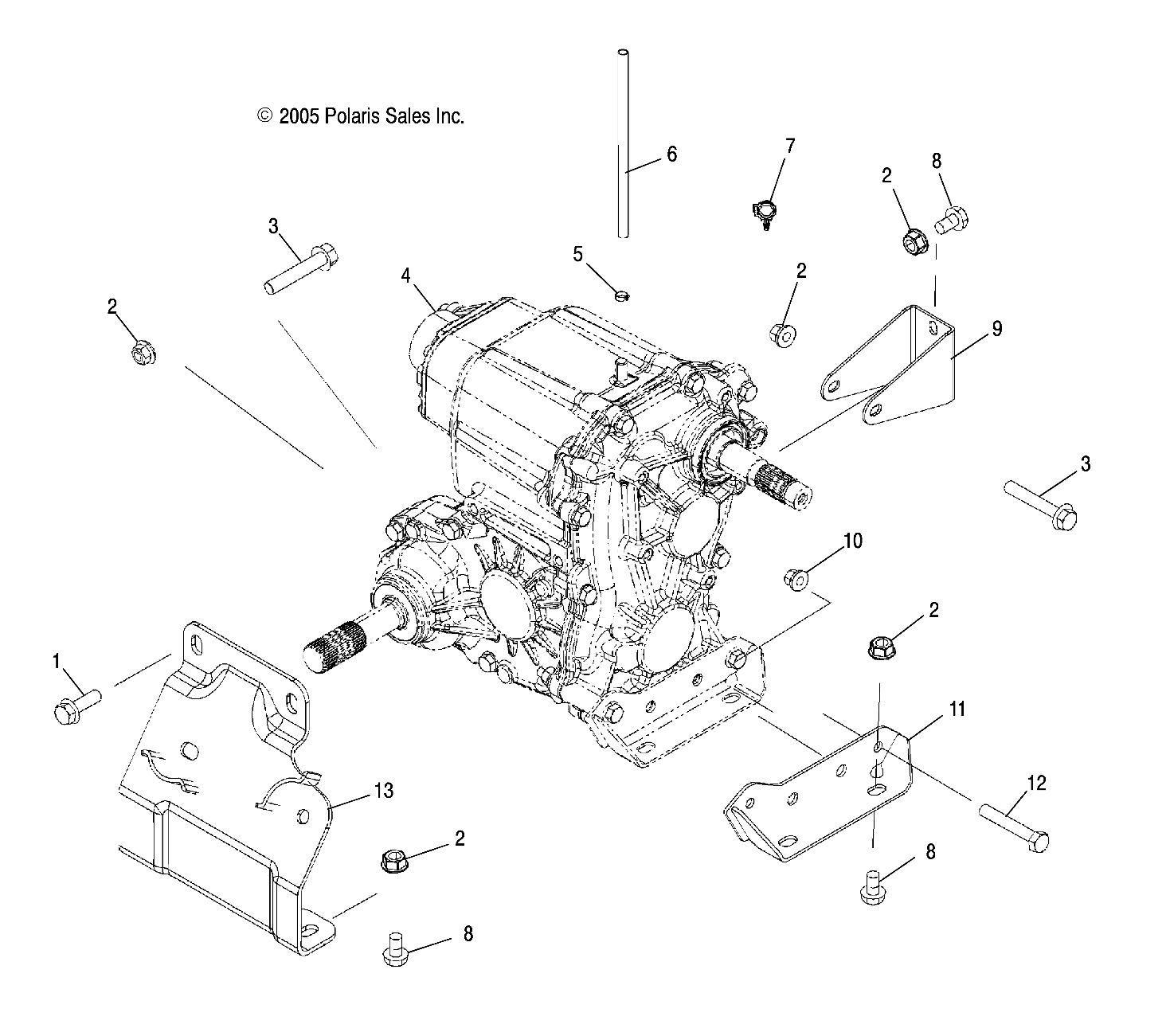 Foto diagrama Polaris que contem a peça 3234044