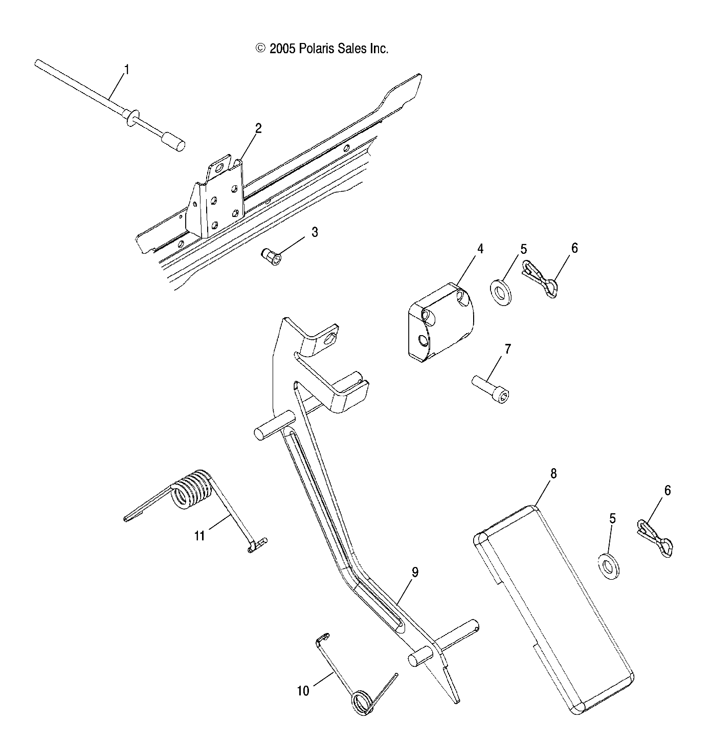 Part Number : 7081293 THROTTLE CABLE