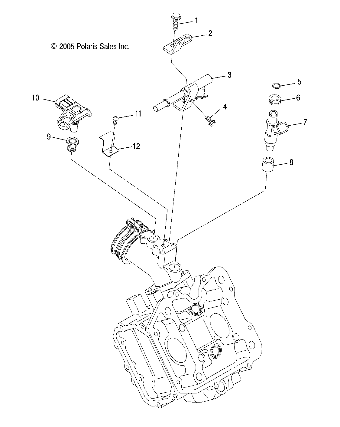 Part Number : 3089900 COMPLETE FUEL DELIVERY PIPE