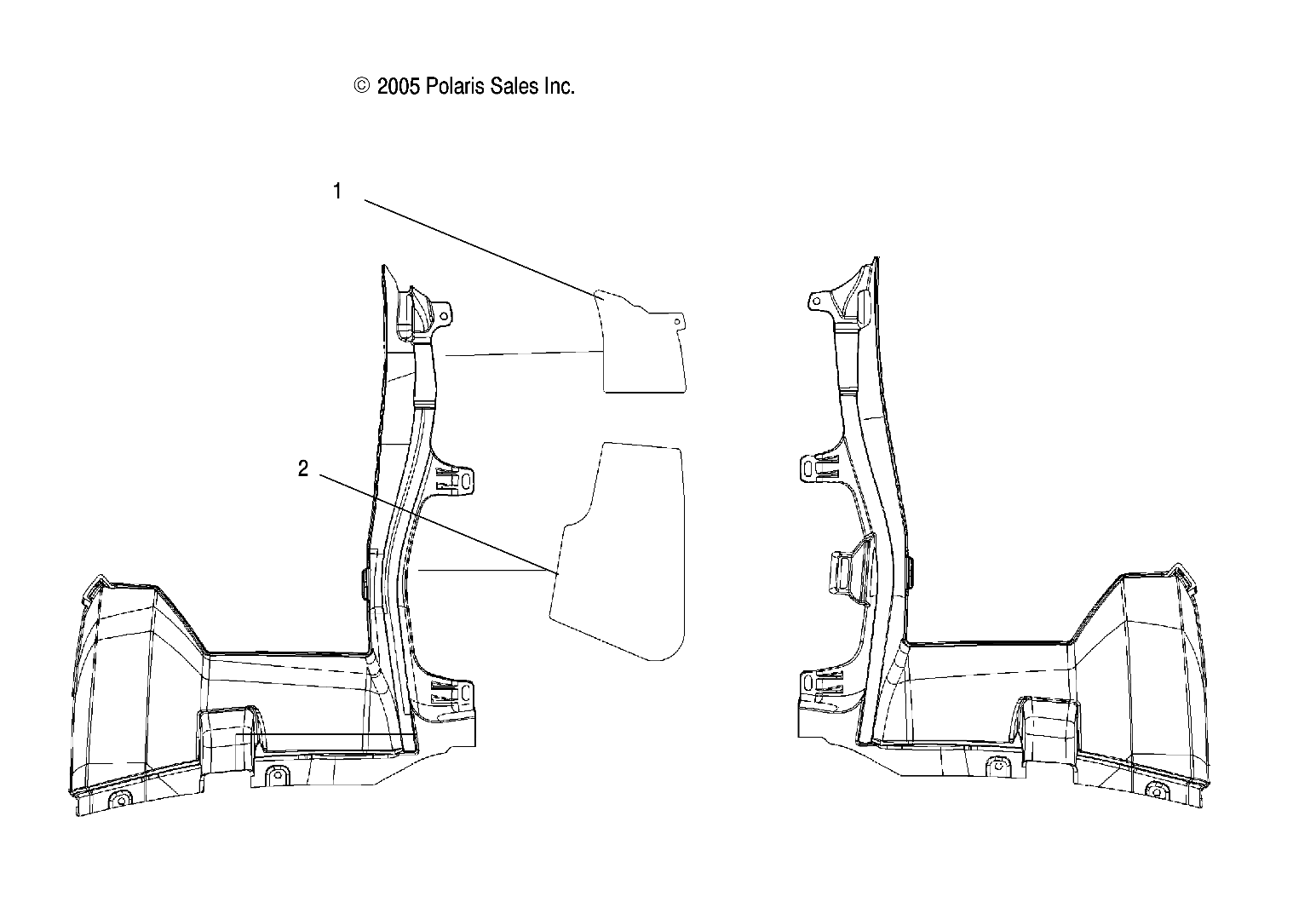 Foto diagrama Polaris que contem a peça 5813011