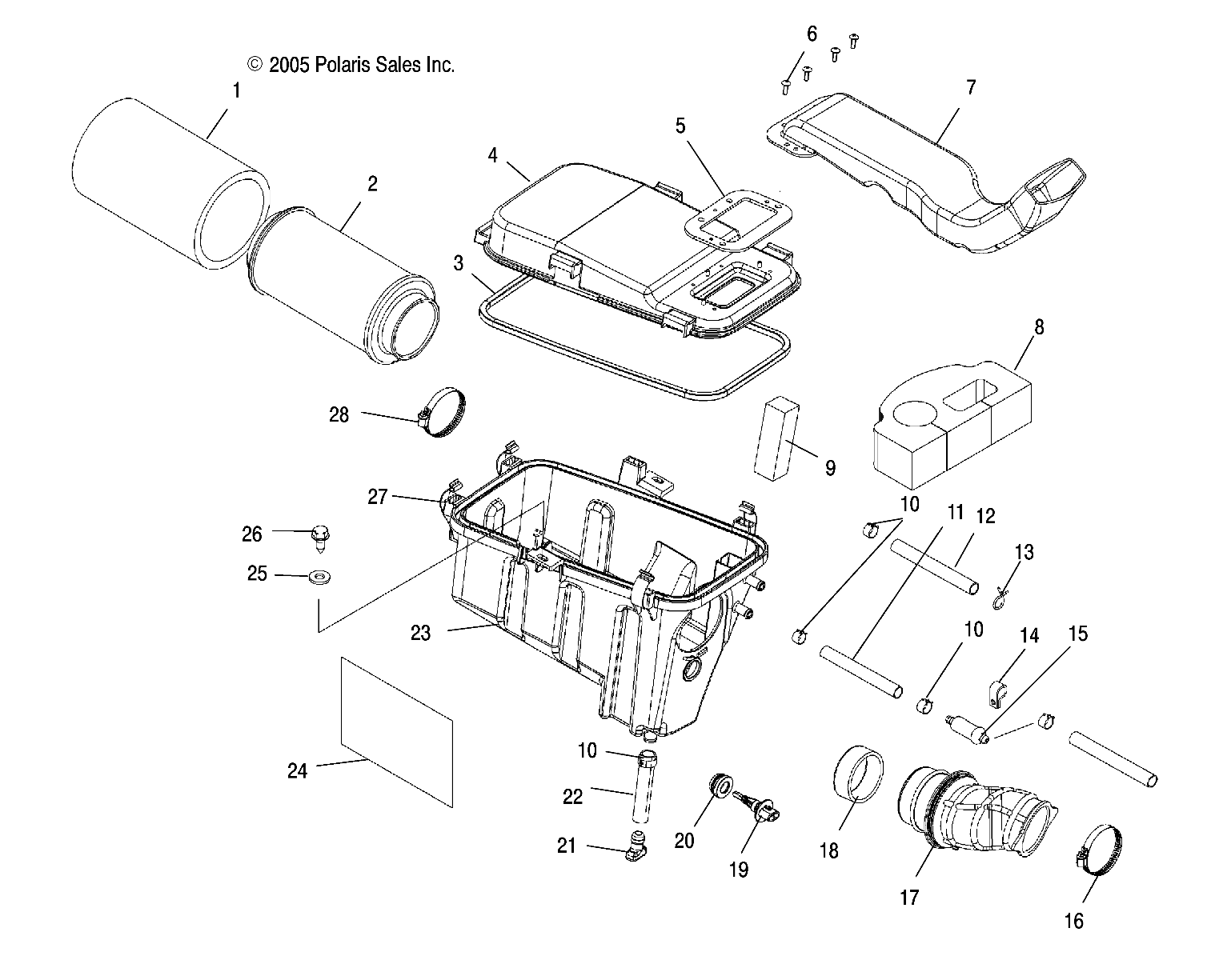 Part Number : 5249292 CLIP-AIR BOX