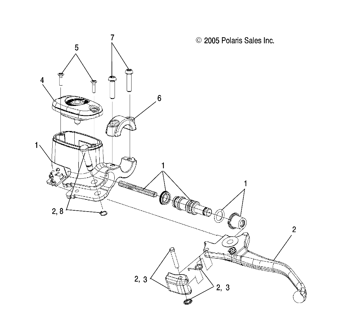 Part Number : 2010263 ASM-MASTER CYLINDER  HB  11/16