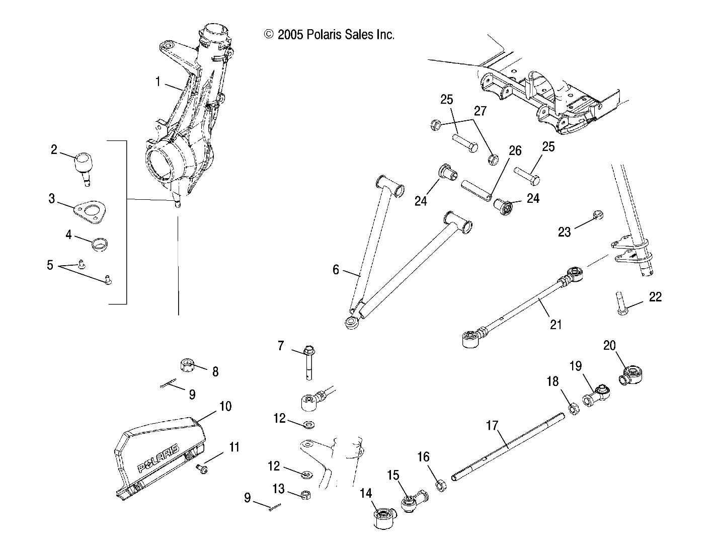 Part Number : 5134882 A-ARM SHAFT  SHORT