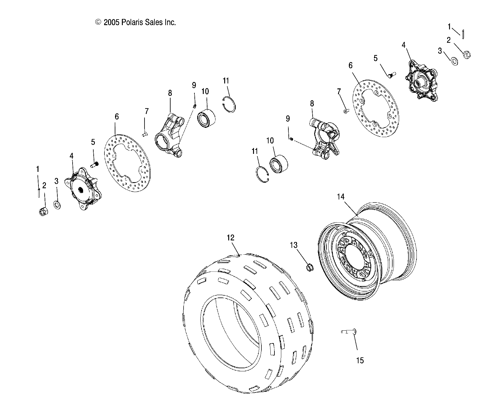 Part Number : 5135406 HUB-REAR(MACH)