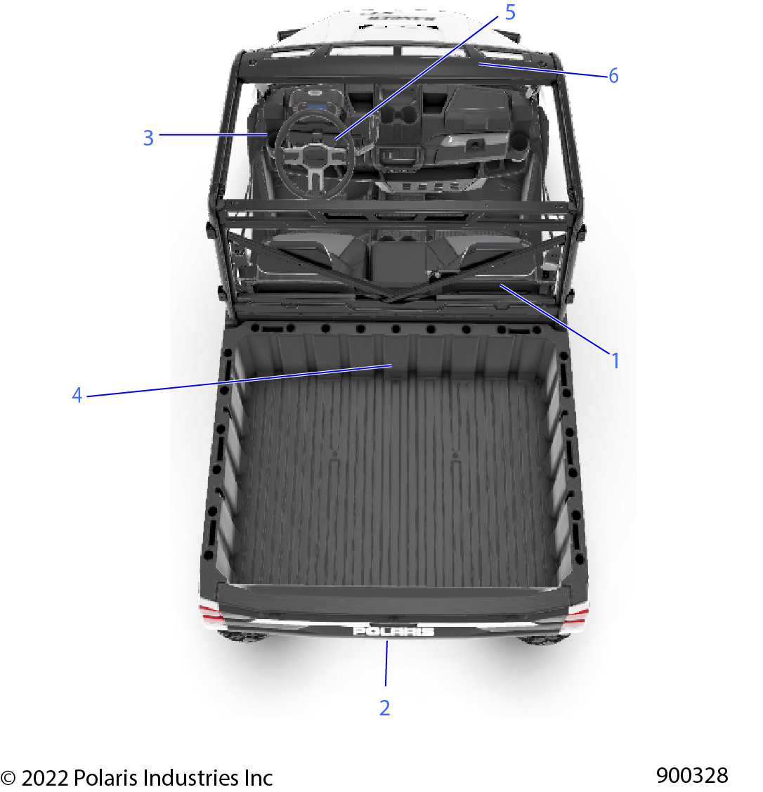 Foto diagrama Polaris que contem a peça 7300067