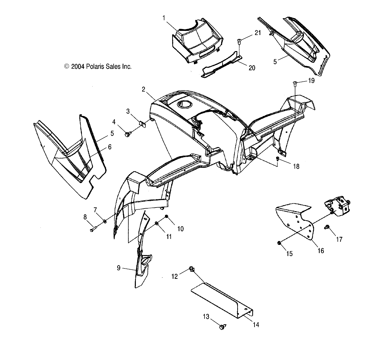 Part Number : 5435889-070 MUDFLAP-FRONT LH BLK