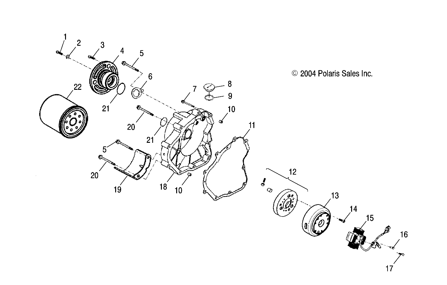 Part Number : 0452637 RETAINER-SIGHT GLASS  CRANKCAS