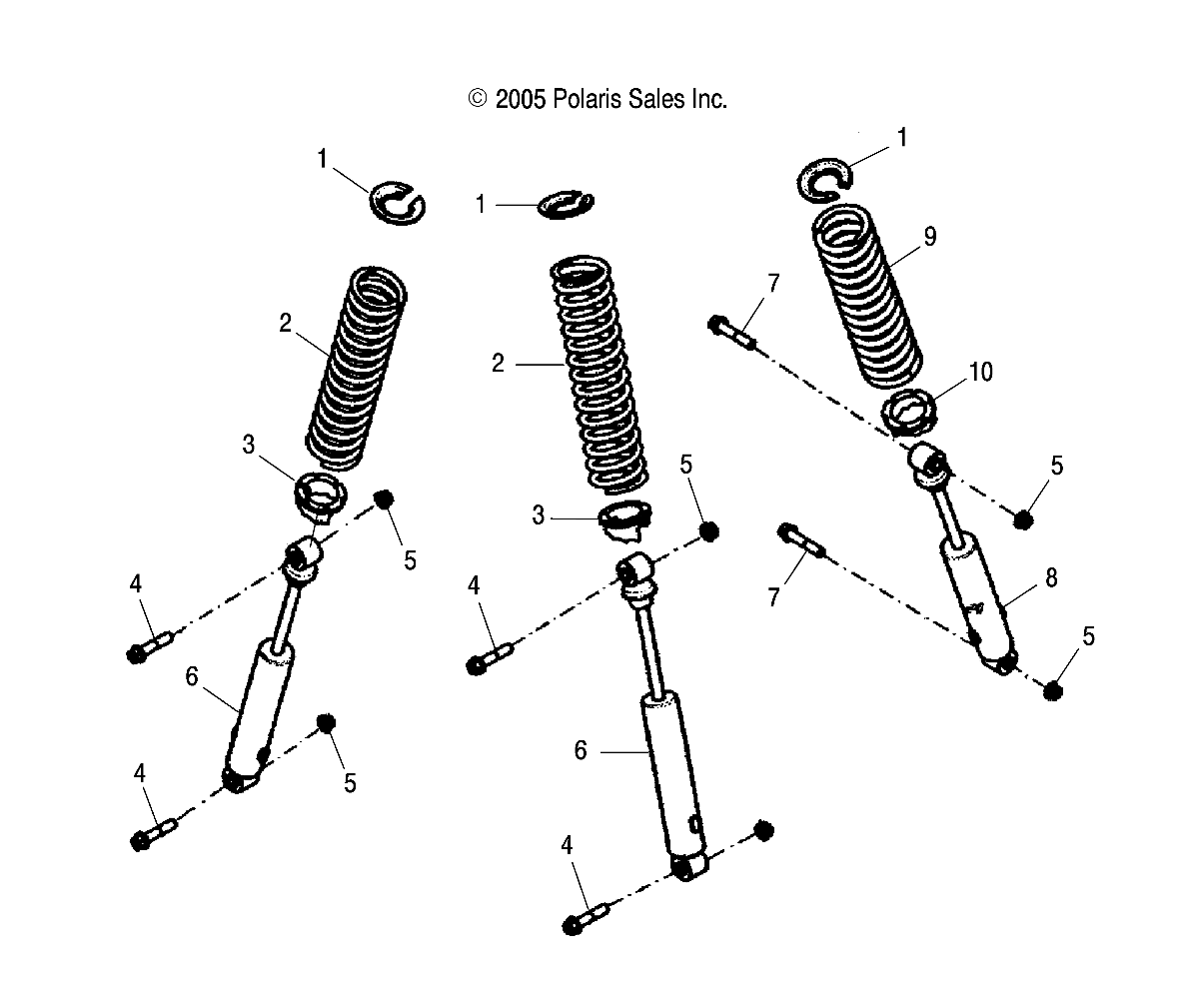 Part Number : 0452996-216 SPRING-FRT SUSP 88LBS/IN YLW