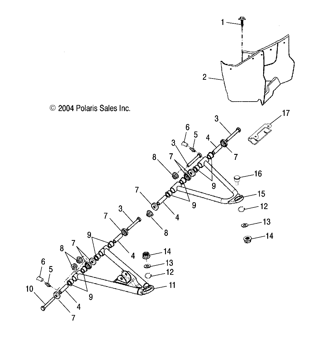 Part Number : 0452627 FOOTREST-RIGHT