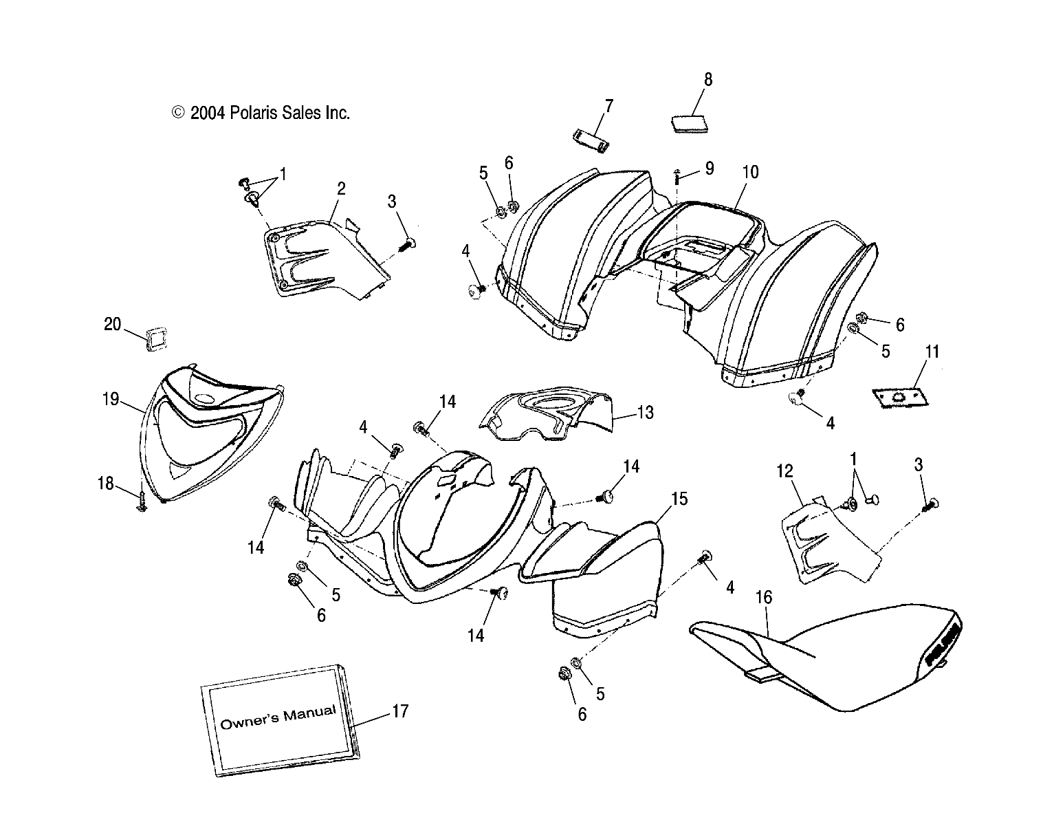 Part Number : 9919969 MAN-OWN 05 QUAD 200