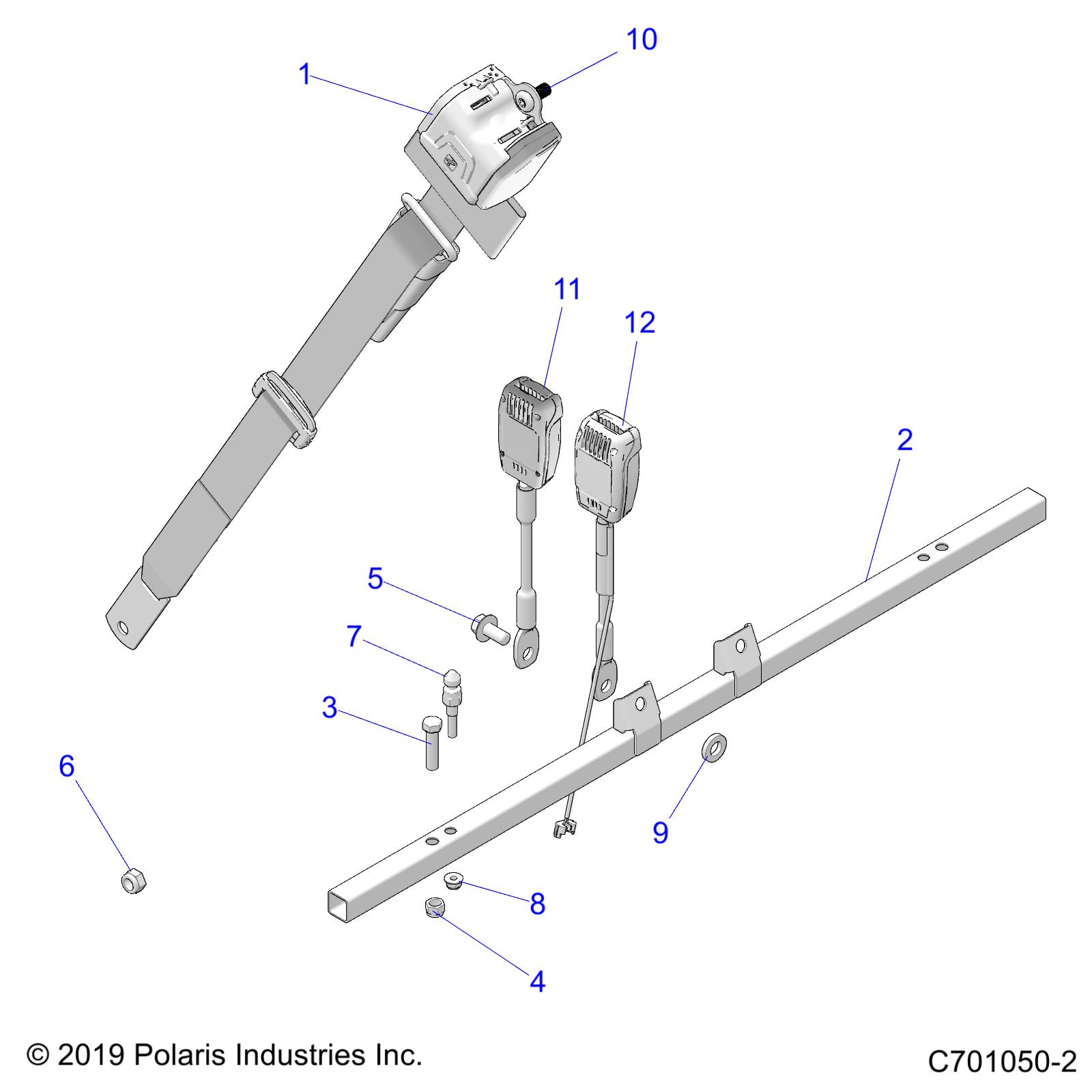 Foto diagrama Polaris que contem a peça 5137011