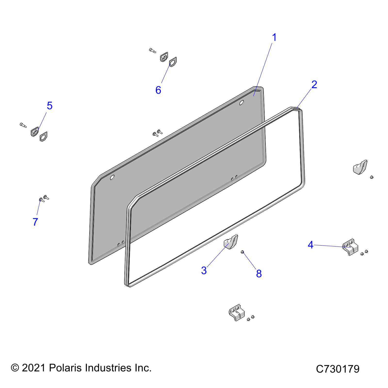 Part Number : 5439918 MOUNT-L&R WSHLD REAR TTN