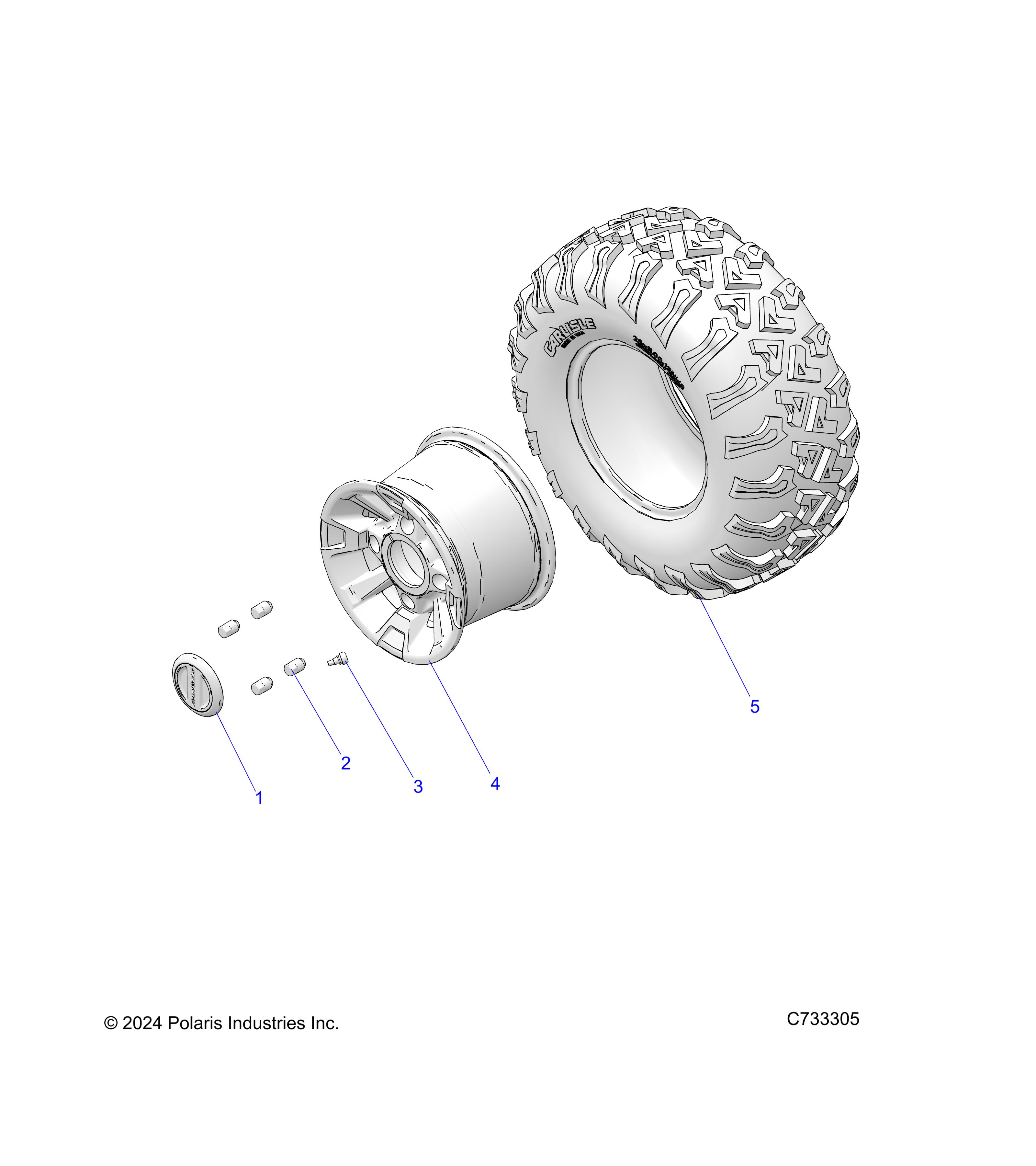 Part Number : 5419033 TIRE-RR 26X11R12 PXT 2.0