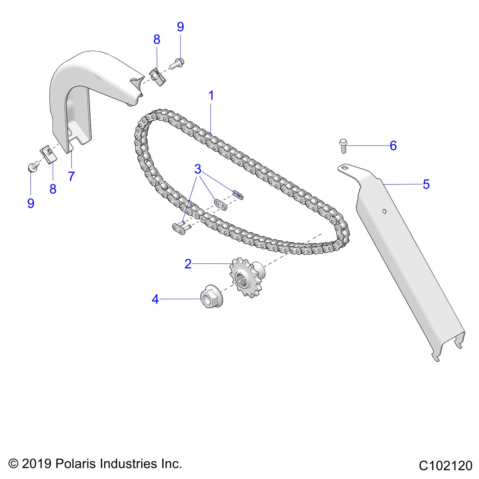 Part Number : 3222336 SPROCKET-DRIVE