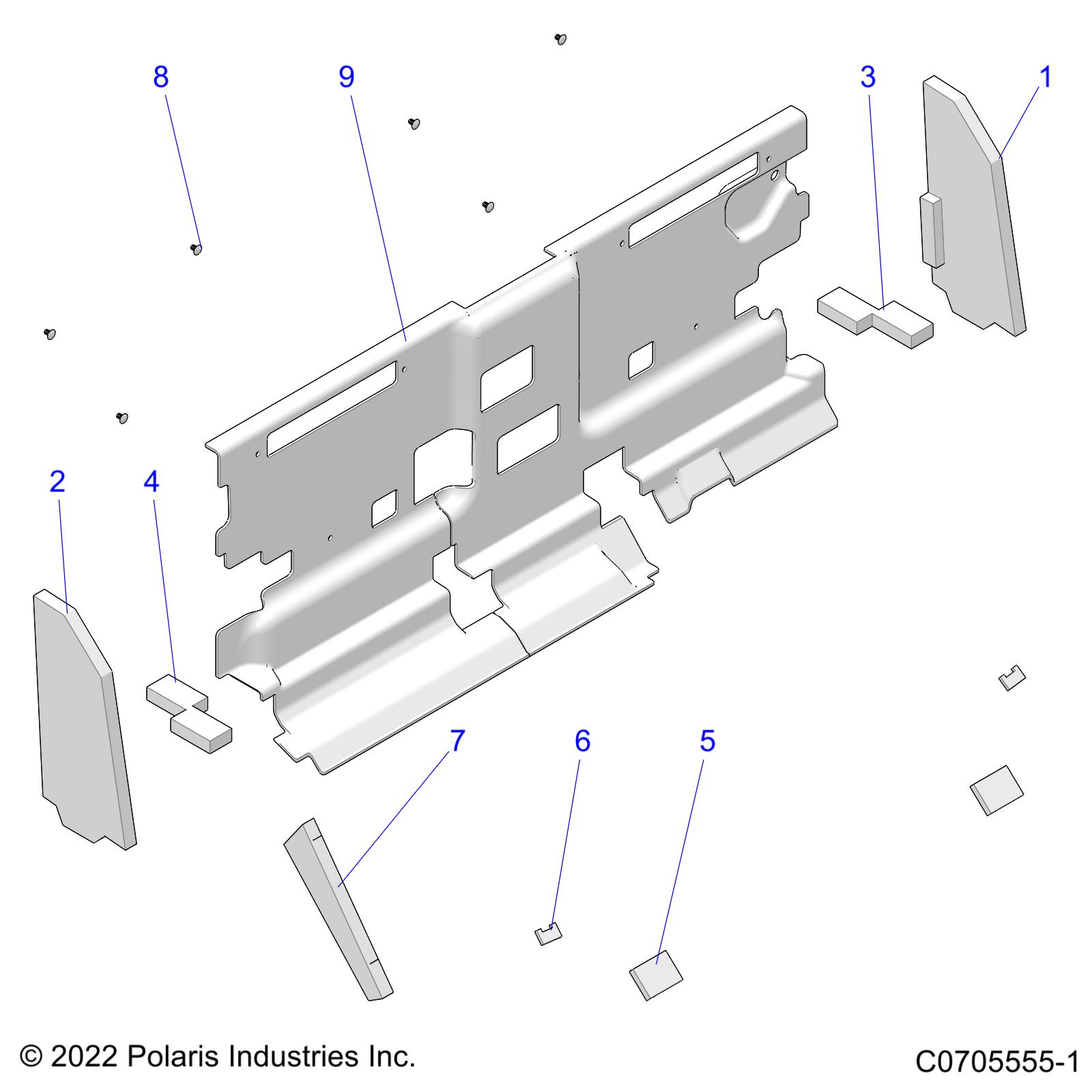 Part Number : 5814666 FOAM-B PILLAR COVER RH