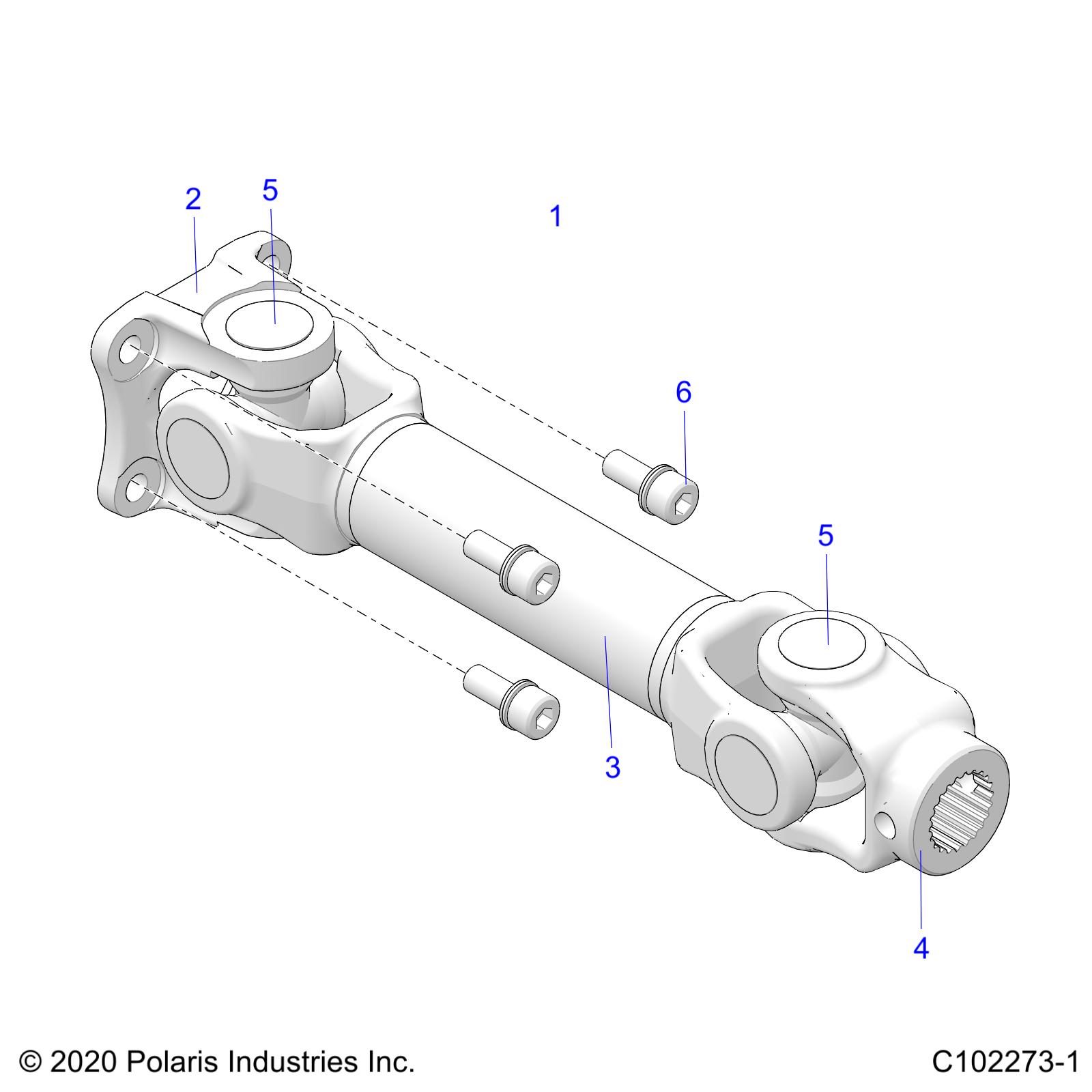 Part Number : 1334444 SHAFT-REAR DRIVE