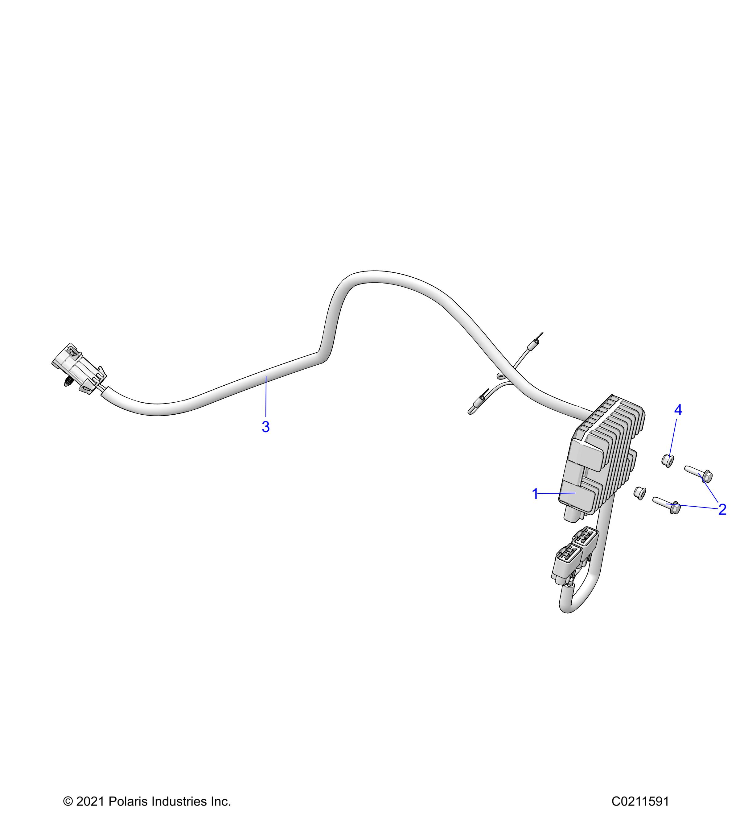 Foto diagrama Polaris que contem a peça 2413583