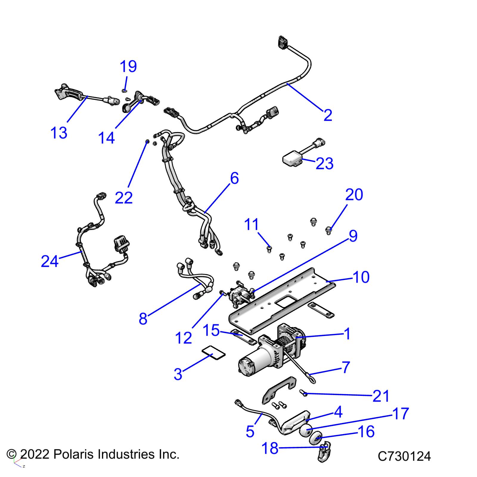 Part Number : 4017102 SOCKET-WINCH REMOTE INT ZS