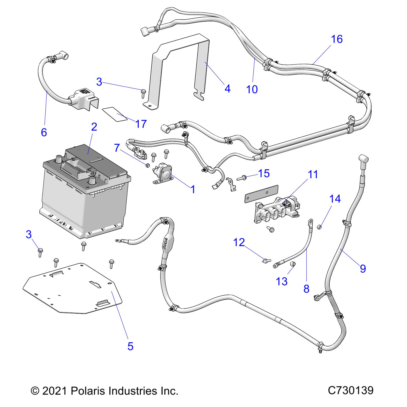 Part Number : 4080474 CABLE-BATTERY TO PULSE