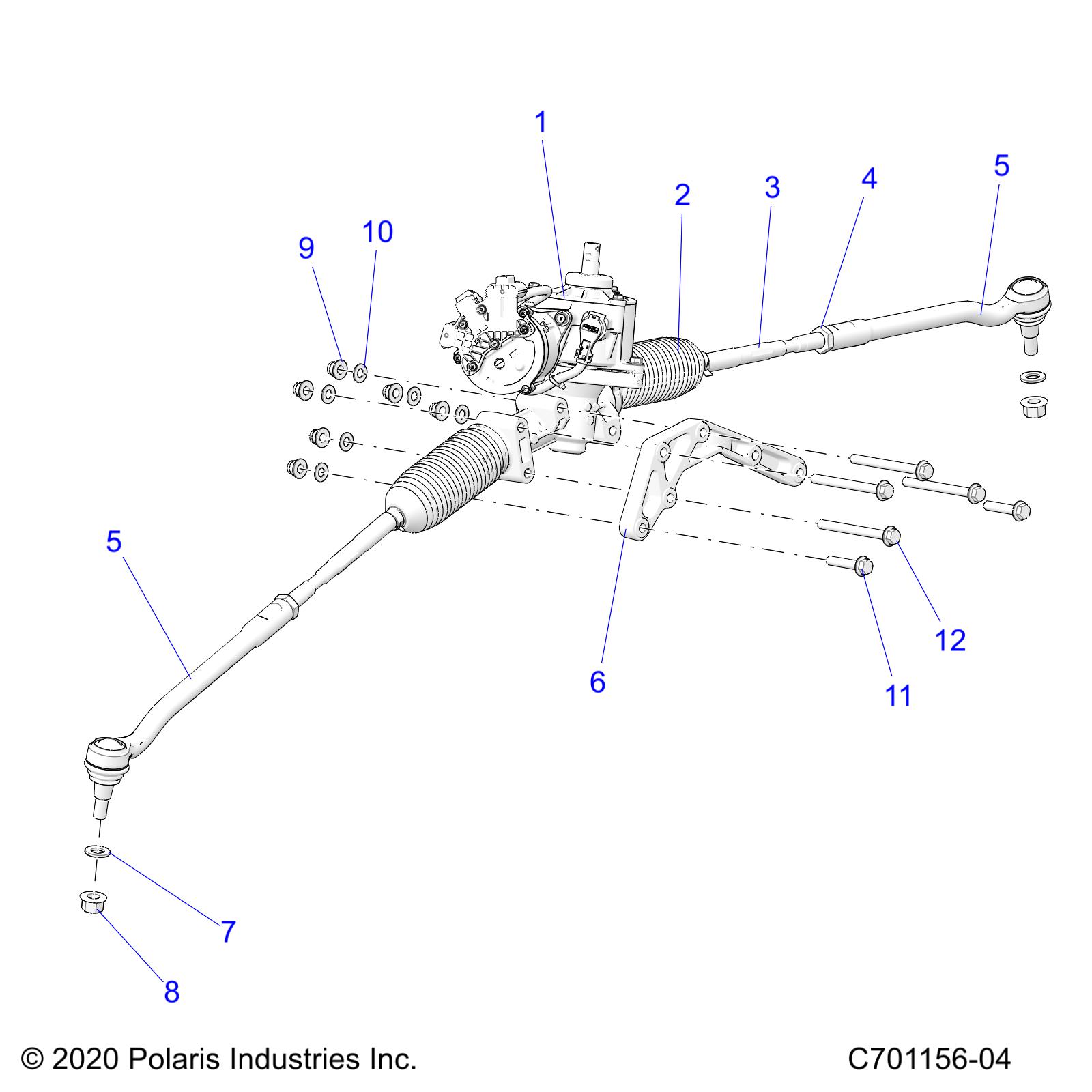 Part Number : 1830064 ASM-GEAR BOX W/EPS STEERING